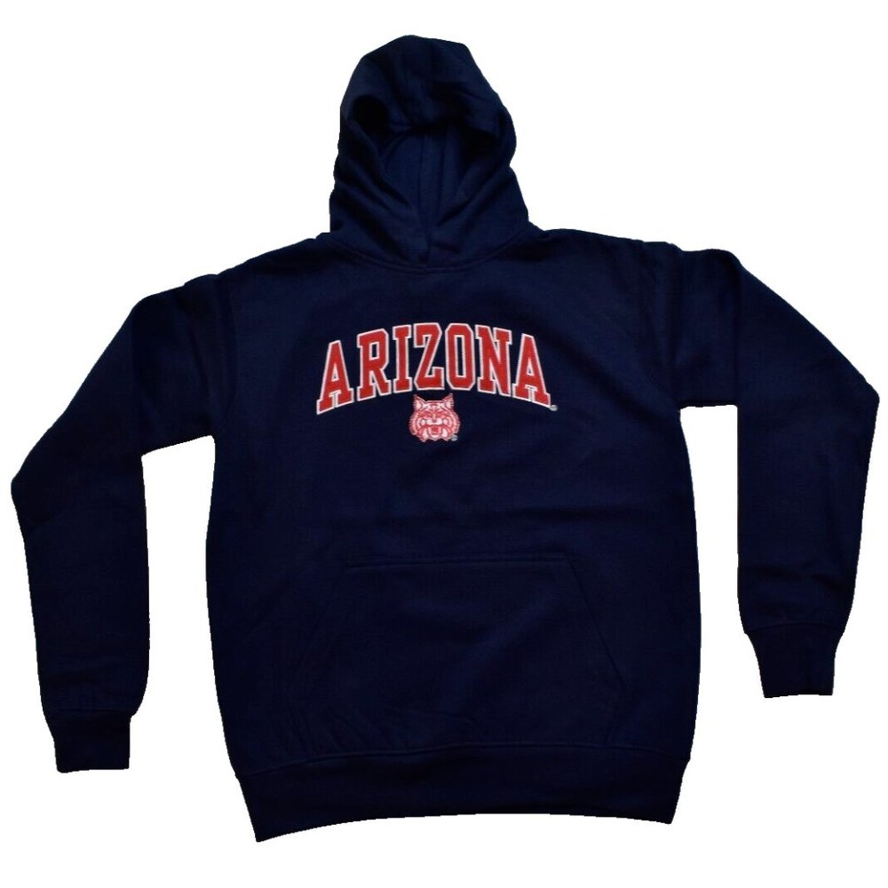 Old Varsity Brand Youth Boys Arizona Wildcats Embroidered Hoodie New With Tags